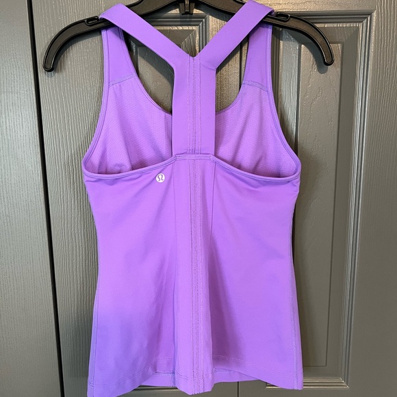 Lululemon purple racer back tank top - Picture 4 of 6